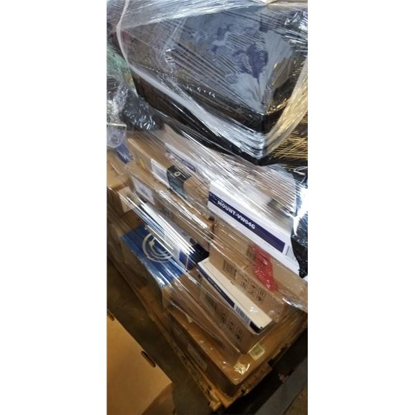 PALLET OF VIVO MOUNTS AND ACCESSORIES