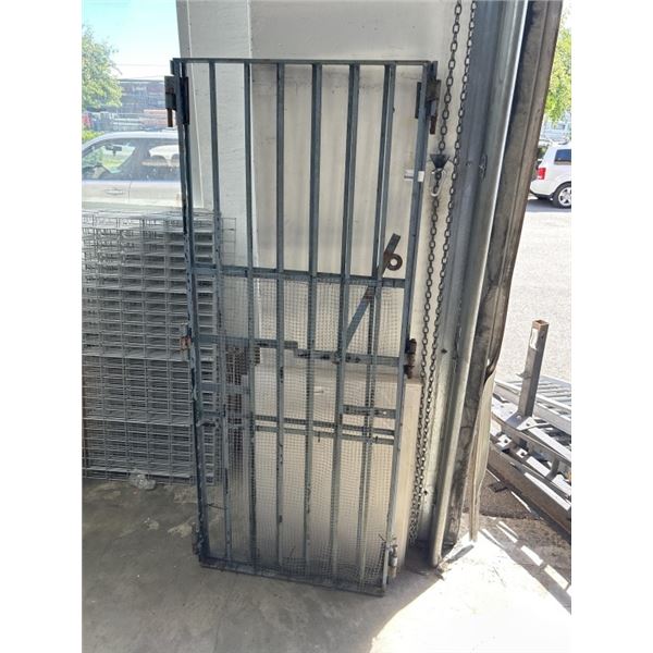 2 METAL DOOR SECURITY BARS