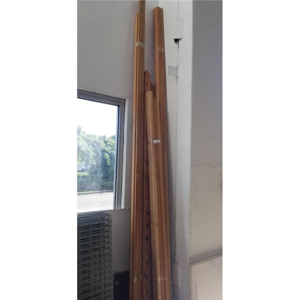 ASSORTED 8-12FT 2X4 LENGTHS, USED AND SOME ANGLE CUT BUT CLEAN