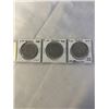 Image 1 : 3 CANADIAN DOLLARS 1968, 1969, 1970 MANITOBA CENTENNIAL