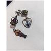 Image 1 : 4 ANTIQUE PENDANTS OR CHARMS