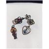 Image 2 : 4 ANTIQUE PENDANTS OR CHARMS