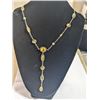 Image 1 : VINTAGE STERLING SILVER LAVALIERE NECKLACE