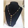 Image 3 : VINTAGE STERLING SILVER LAVALIERE NECKLACE