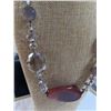 Image 3 : GEM STONE AND CRYSTAL BEADS NECKLACE