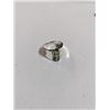Image 1 : STERLING SILVER W/ GREEN PERIDOT STONES RING MARKED 925