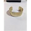 Image 1 : GOLD TONE HAIDA OPEN CUFF BANGLE, UNAUTHENTICATED