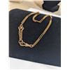 Image 2 : VINTAGE GOLD TONE POCKET WATCH CHAIN