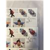 Image 3 : 6 HOCKEY HEROS FIRST DAY ISSUE HOCKY STAMPS