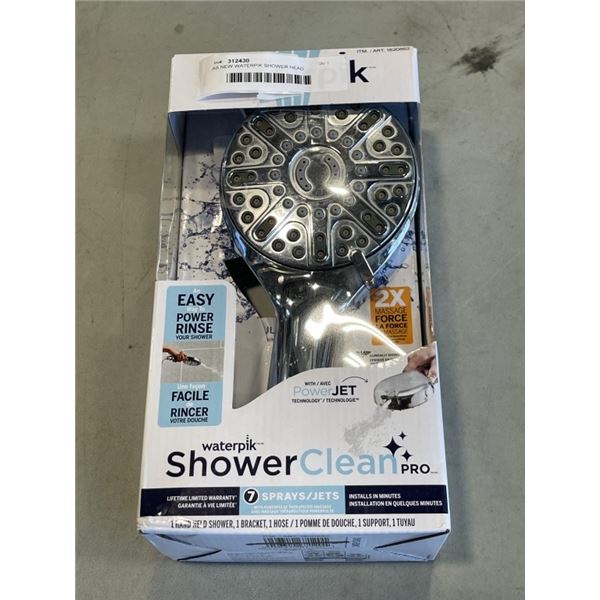 AS NEW WATERPIK SHOWER HEAD
