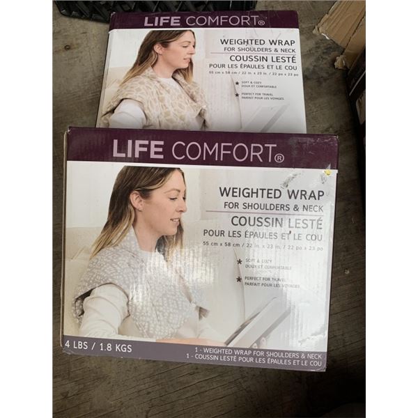 2 NEW WEIGHTED WRAPS FOR NECK AND SHOULDERS
