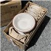 Image 2 : BOX OF NEW 13.25 PLATTERS AND 18 NEW BOWLS