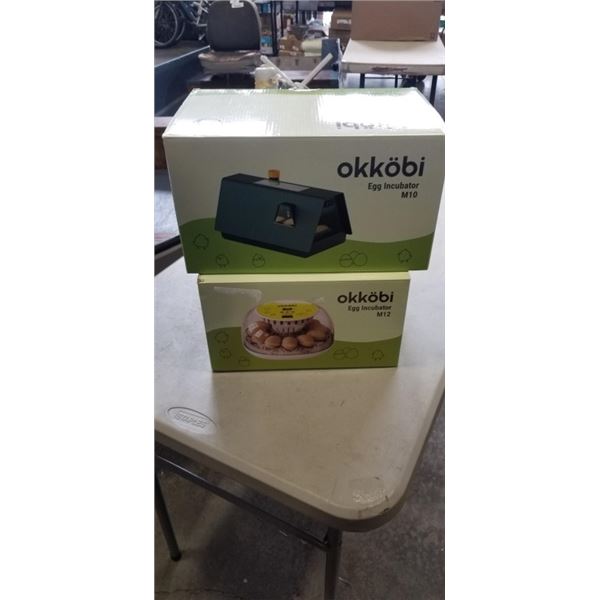 OKKOBI M12 AND M10 EGG INCUBATORS