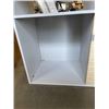 Image 4 : WHITE AND WOOD LOOK SERVING CABINET
