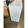 Image 7 : WHITE AND WOOD LOOK SERVING CABINET