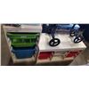 Image 1 : 2 IKEA SHELFS WITH REMOVABLE BINS