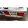 Image 3 : 2 IKEA SHELFS WITH REMOVABLE BINS