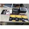 Image 1 : KLIM GAMING HEADSET AND ASSORTED TRADING CVARD BINDERS AND SHEETS