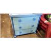 Image 1 : 3 DRAWER BLUE DRESSER