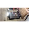 Image 1 : MODERN GLASS TOP COFFEE TABLE