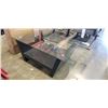 Image 3 : MODERN GLASS TOP COFFEE TABLE
