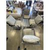 Image 1 : 5PC PATIO SET - 4 CHAIRS AND GLASS TOP TABLE