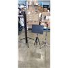 Image 1 : MUSIC STAND, MIC STAND WITH MIC AND DALITE TRIPOD PROJECTOR SCREEN