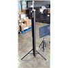 Image 3 : MUSIC STAND, MIC STAND WITH MIC AND DALITE TRIPOD PROJECTOR SCREEN