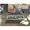 Image 1 : CAST IRON PATIO BENCH, NEEDS ASSEMBLY AND REPAIR