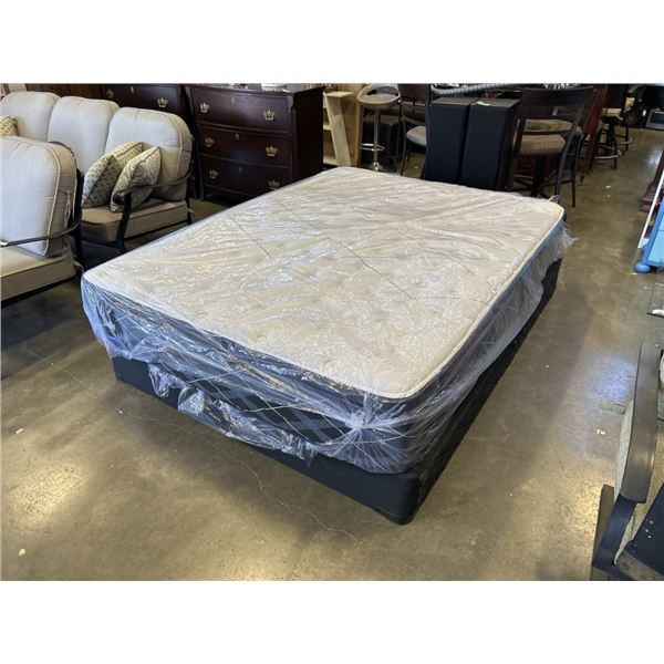 SEALY POSTUREPEDIC QUEENSIZE MATTRESS AND BOXSPRING