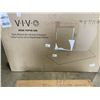Image 2 : VIVO DARK WALNUT 48"X30" TABLE TOP AND VIVO BLACK ELECTRIC SINGLE MOTOR DESK FRAME