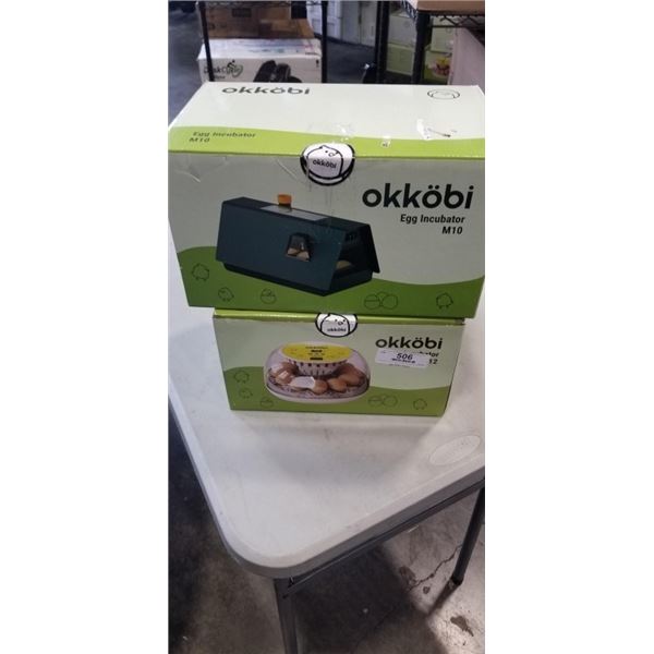 OKKOBI M12 AND M10 EGG INCUBATORS