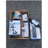Image 1 : BOX OF BOXED ELECTRICAL AND ACCESSORIES RETAIL $200+