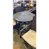 Image 3 : OUTDOOR PATIO TABLE WITH 4 CHAIRS