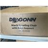 Image 3 : GRAGONN BLACK KNEELING CHAIR WITH BACK SUPPORT