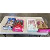 Image 1 : 4 VINTAGE BARBIES W/ ORIGINAL BOX - 50TH ANNIVERSARY, BIRTHDAY WISHES, RADIANT IN RED, AND SOUND OF 