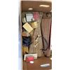 Image 3 : BOX OF ASSORTED VINTAGE COLLECTIBKLE TRAIN TRACK ACCESSORIES