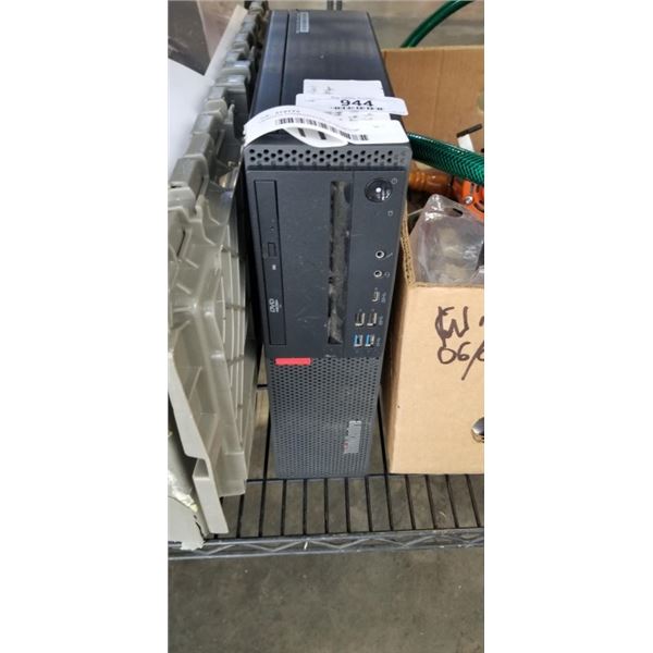 LENOVO THINKCENTRE I5 DESKTOP COMPUTER, WIPED AND READY TO USE