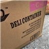 Image 2 : CASE OF C-8 DELI CONTAINERS
