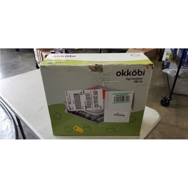 OKKOBI OBI-36 EGG INCUBATOR