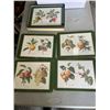 Image 3 : VINTAGE TABLE PLACEMATS AND 2 ACRYLIC GARBAGE BINS