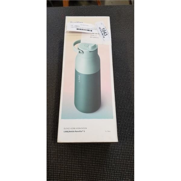 LARQ PUREVIS 2 1L SELF CLEANING INSULATED STAINLESS STEEL WATER BOTTLE W/ SMART SENSOR - TESTED WORK
