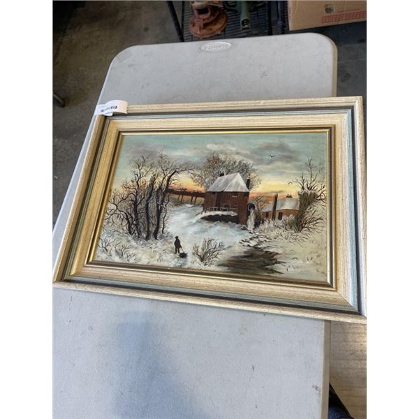 SIGNED OIL PAINTING