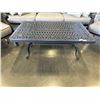 Image 4 : 4 PC IRON PATIO SET WITH CUSHIONS, INCLDUES SOFA, 2 CHAIR AND COFFEE TABLE