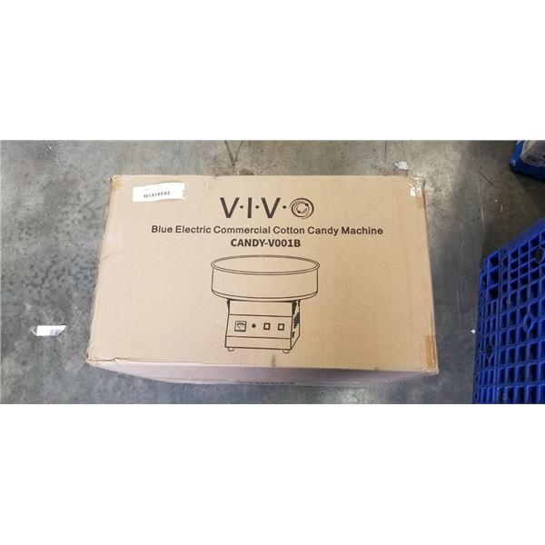 VIVO BLUE ELECTRIC COMMERCIAL  COTTON CANDY MACHINE