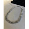 Image 2 : NEW PLATIUM PLATED 14.0MM ICED OUT CUBAN LINK NECKLACE 20" LONG