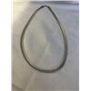 Image 2 : NEW PLATINUM PLATED 8.0MM SERPENTINE NECKLACE, 23.5" LONG