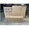 Image 1 : VIVO RECLAIMED WOOD 43"X24" TABLE TOP AND WHITE ELECTRIC DUAL MOTOR DESK FRAME