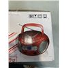 Image 3 : TOSHIBA PORTABLE CD BLUETOOTH BOOMBOX W/ AM/FM RADIO TUNER - TESTED WORKING, RETAIL $136