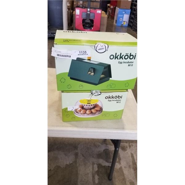 OKKOBI M12 AND M10 EGG INCUBATORS